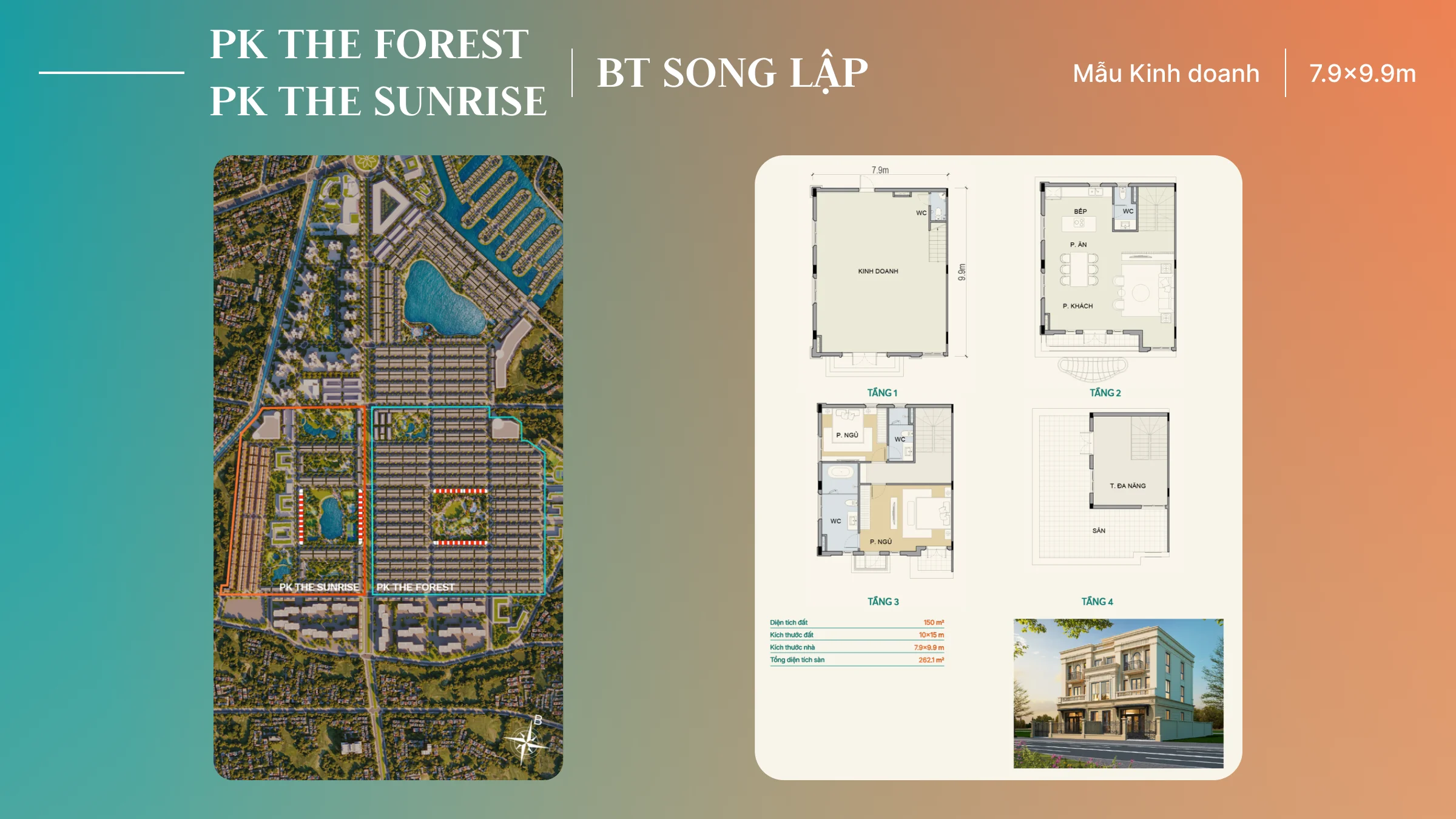 Biệt thự Vinhomes Green City - Thiết kế sang trọng